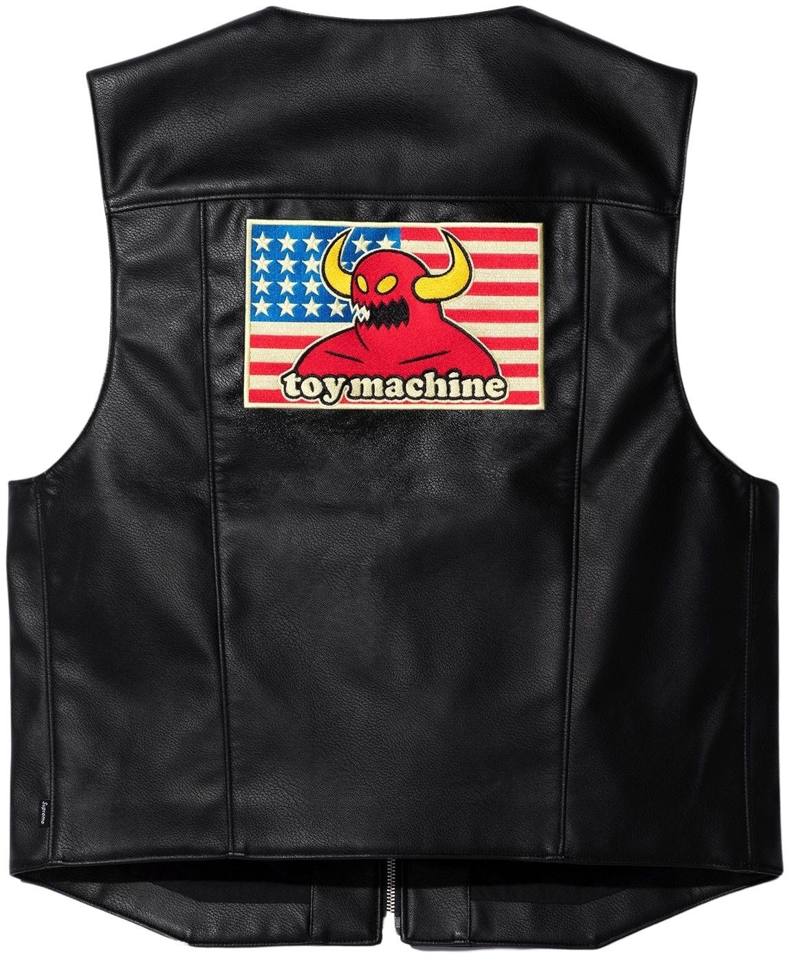 Supreme/Toy Machine Faux Leather Vest
